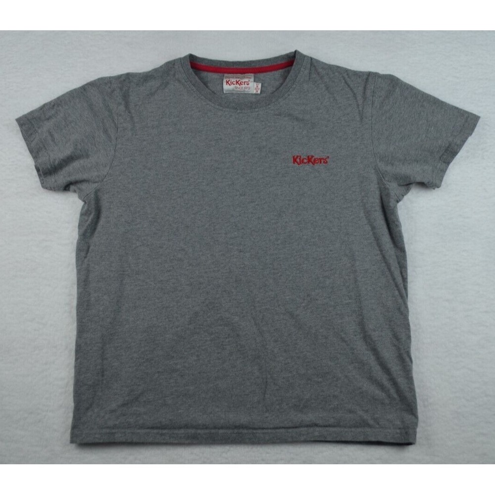 Kickers Since‎ 1970 Original Jeans Clothes Gray Short Sleeve T Shirt Size M